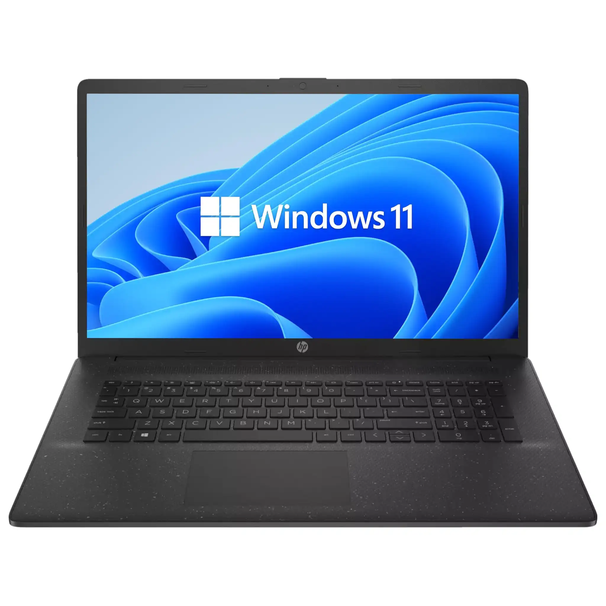 HP Laptop, 17,3 Zoll IPS Full-HD Display, Intel N200 4 x 3.70 GHz, 32 GB DDR4 RAM, 1000 GB SSD, Intel UHD Graphics, Schwarz, Norton 360, Windows 11