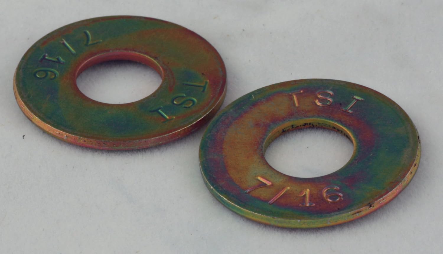 7/8 USS Flat Washers ASTM436 Hardened Zinc & Dichromate 13