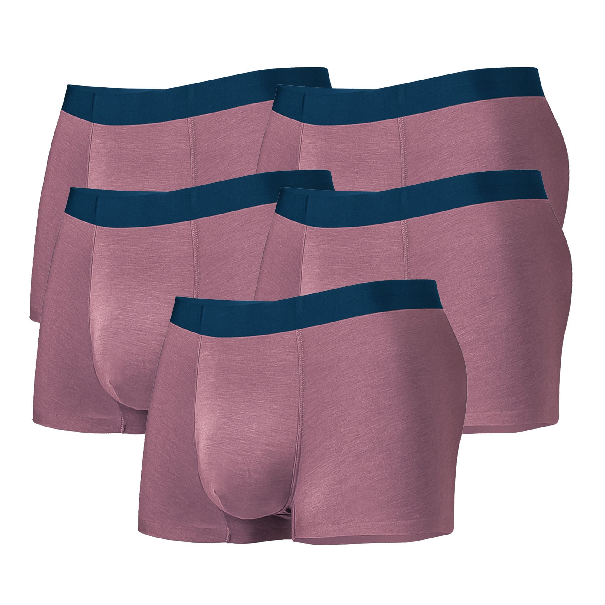 JEShifangjiusu - Calzoncillos tipo bóxer para hombre, ropa interior cómoda, transpirable, de algodón elástico, absorbe la humedad, paquete de 4