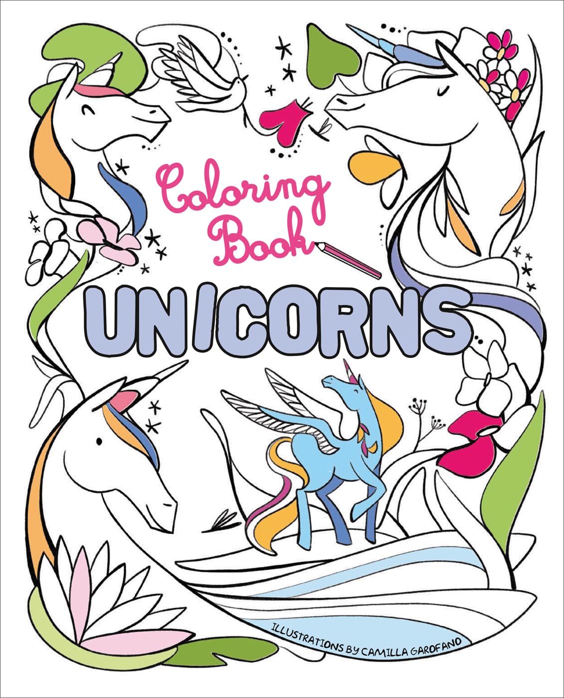 Unicorns Colouring Book (Paperback Book)