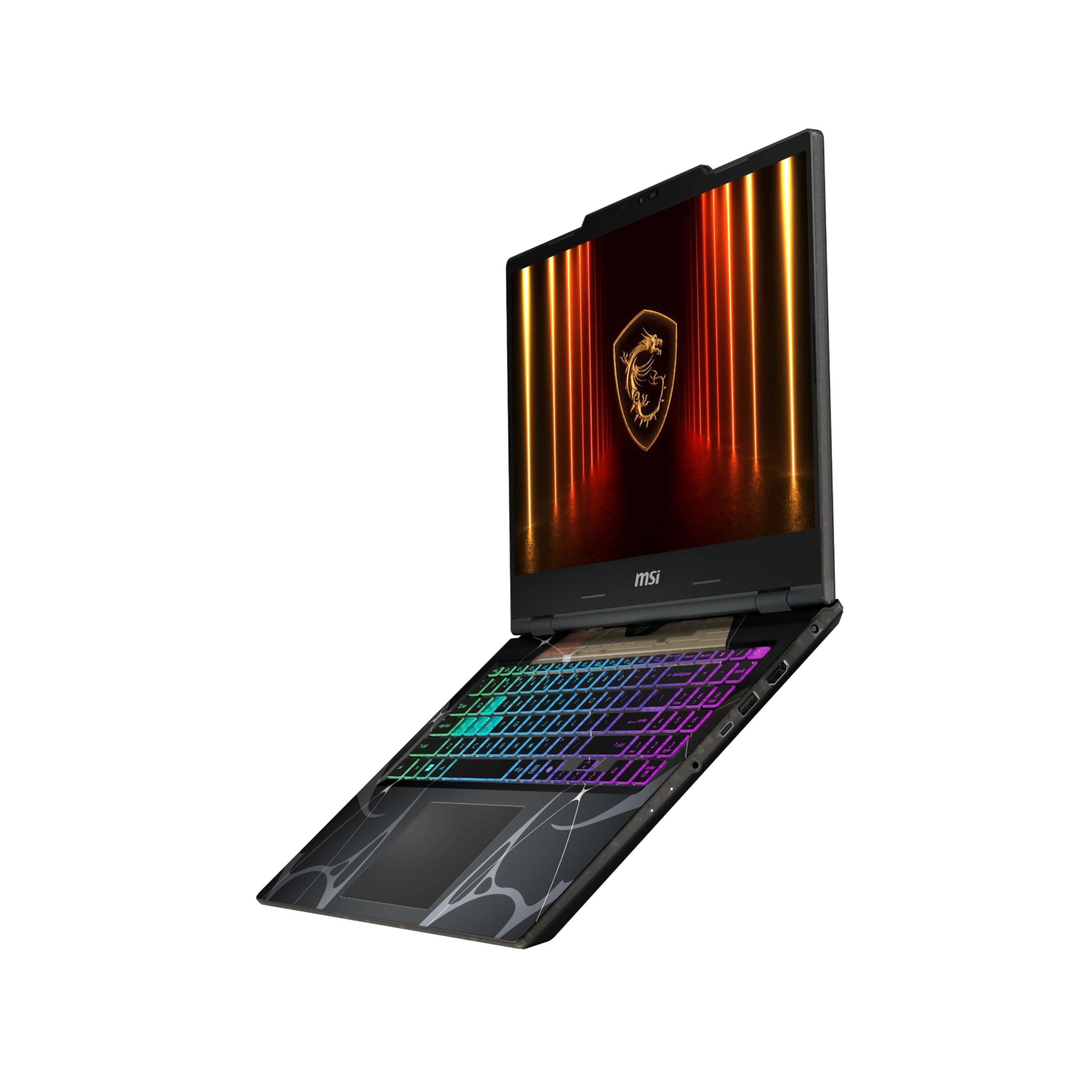 MSI Cyborg 15 PC portatile da gaming 15,6" FHD 144Hz - NVIDIA GeForce RTX 5050 8GB - Intel Core 5-210H - 16GB DDR5 RAM - 512GB SSD - Windows 11 Famiglia - Ultra Sottile Laptop Gamer