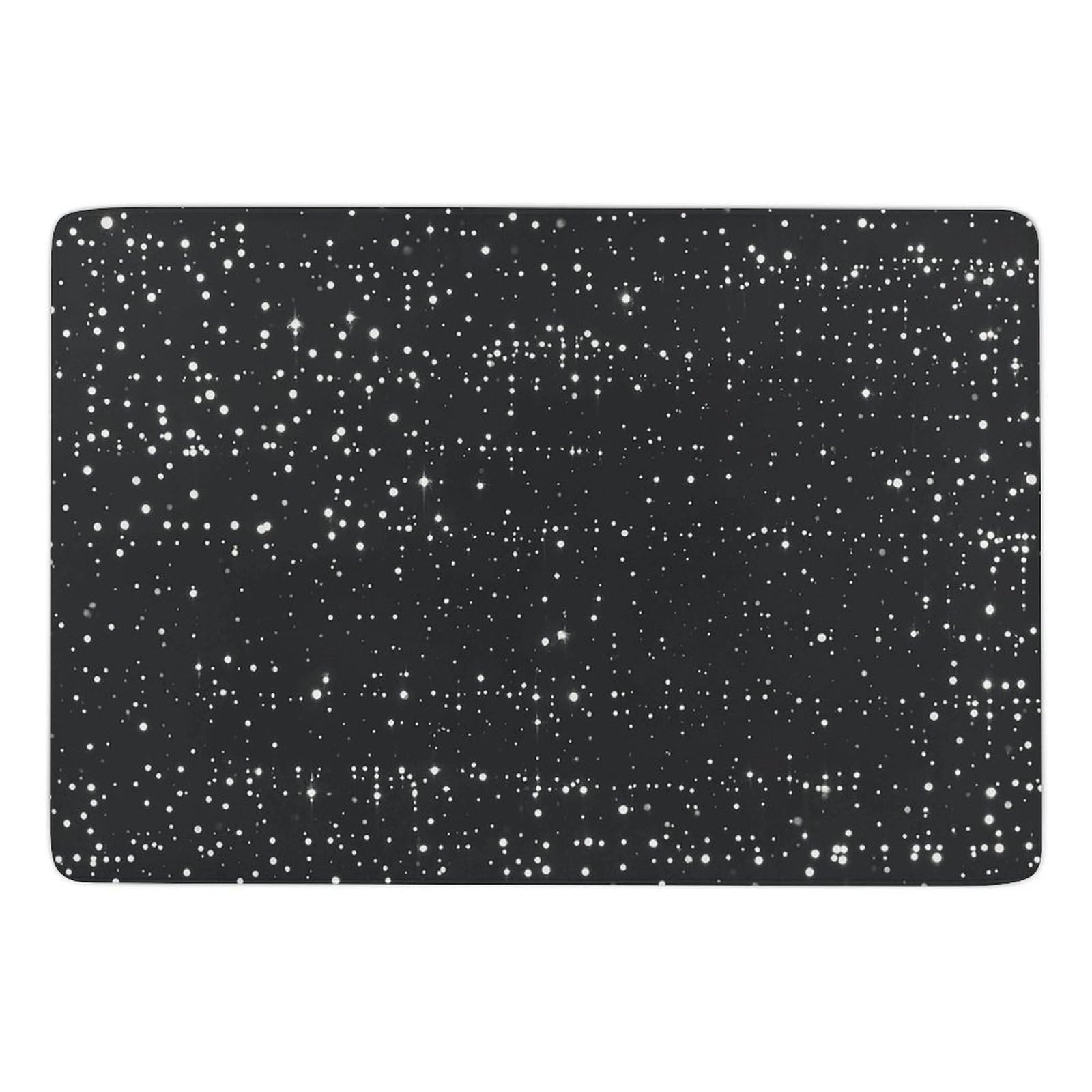 Tapis de bain noir velours corail antidérapant lavable absorbant grand