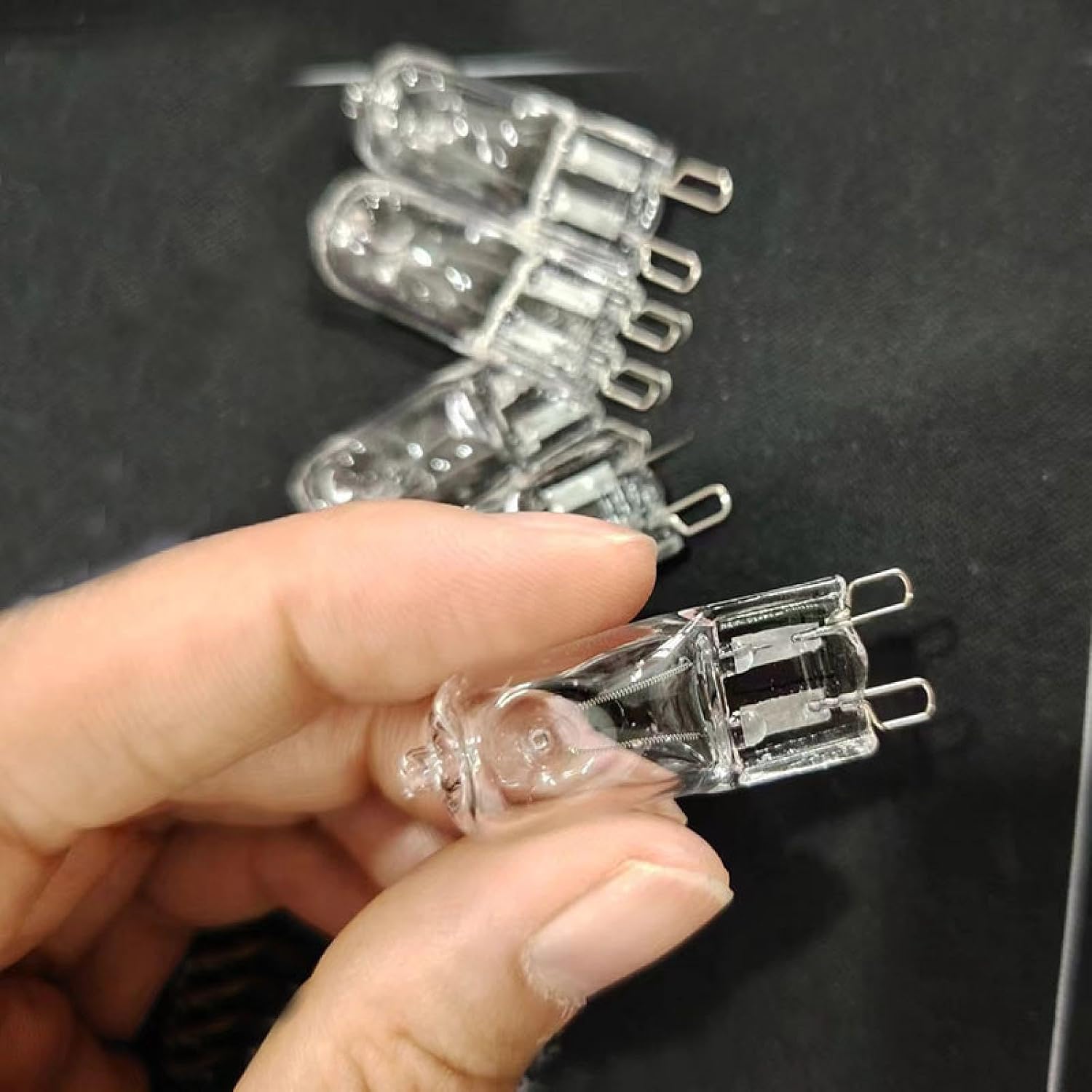 Transparent G9 Halogen Lamp Bulb 40W 230V Warm White Dimmable G9 Halogen Bulb Suitable for Ceiling Lamps, Wall Lamps 10PC 25W