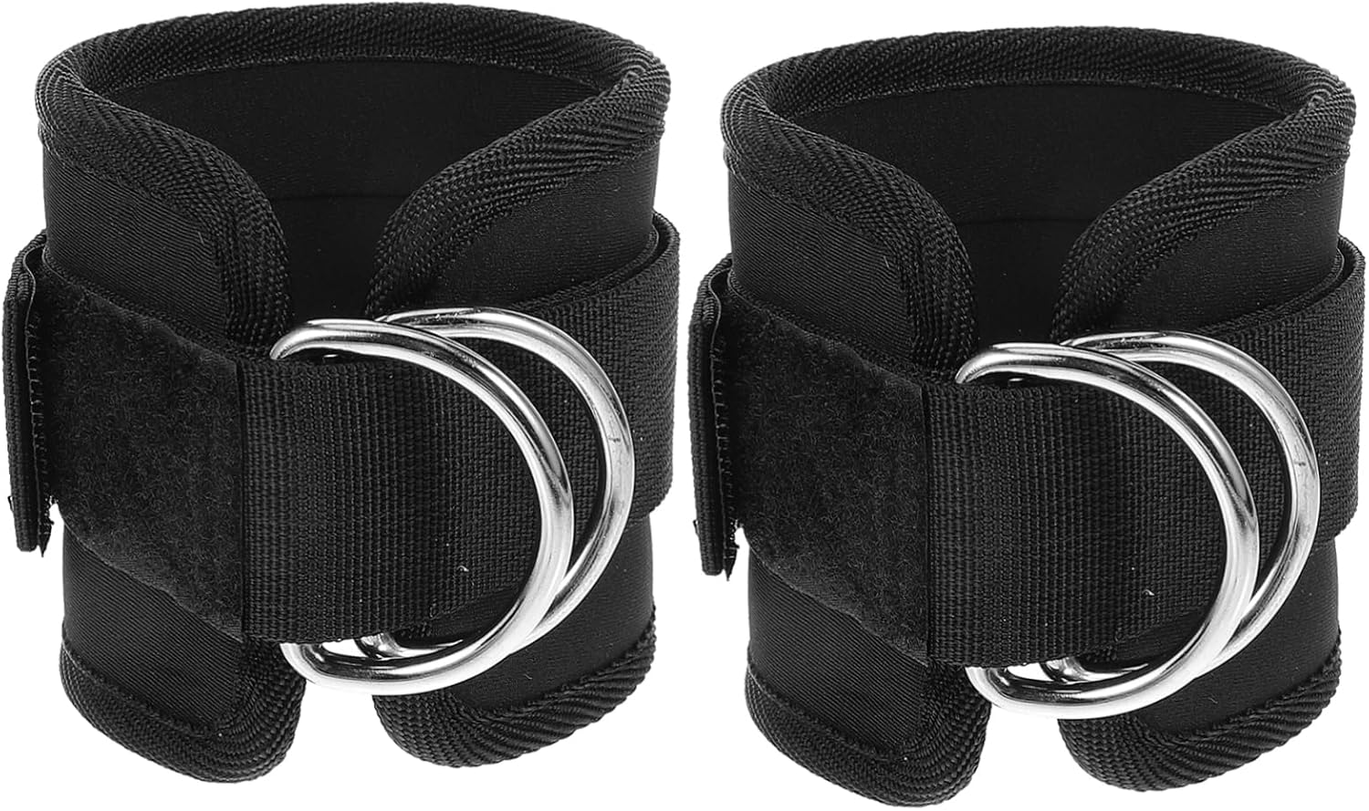 VICASKY 2Pcs Portable Ankle Strap Attachment for Cable Machines Durable Wear Fitness Bands for Leg and Hip Workouts for Home Gym Training and Exercise