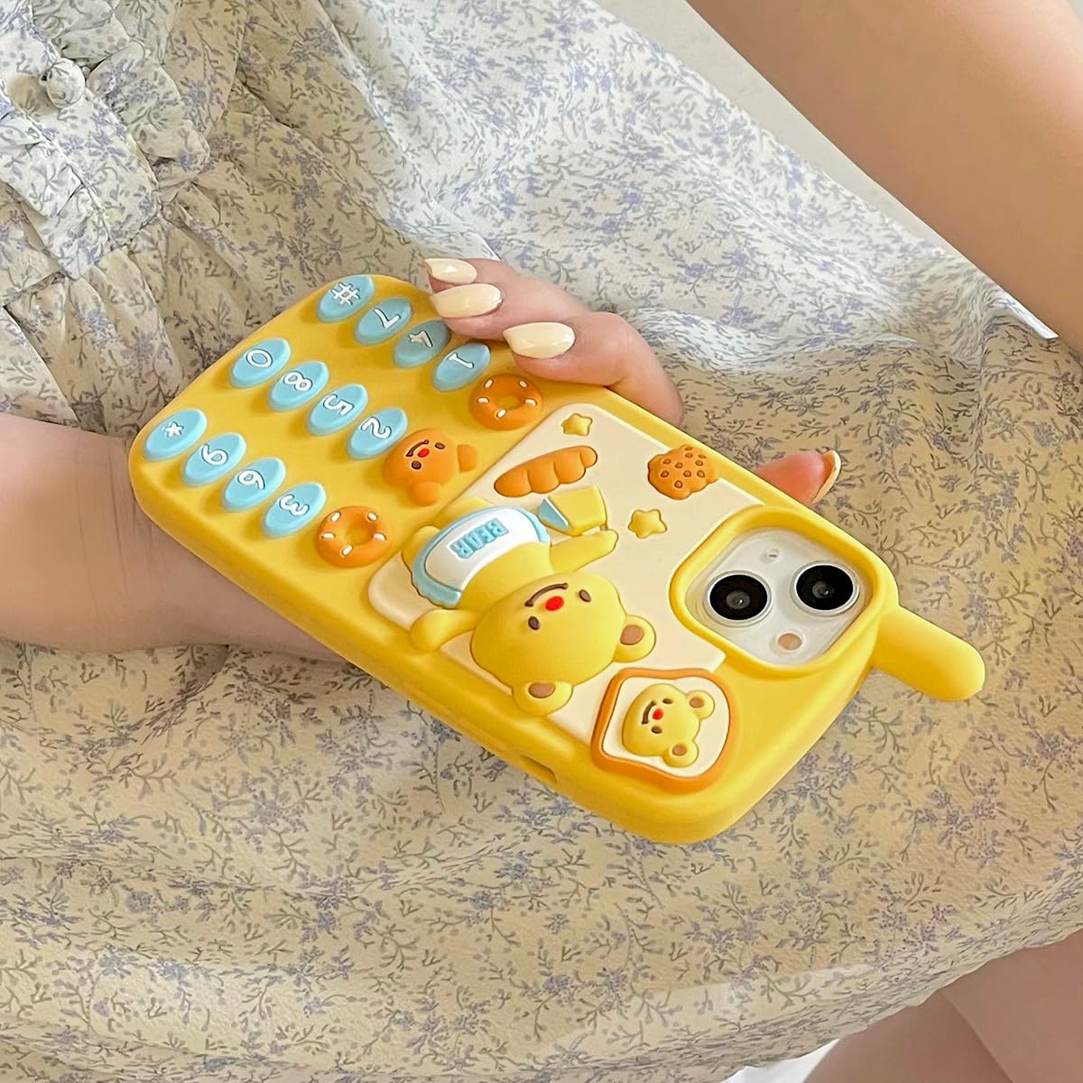 iPhoneアクセサリー Butterbear Stickermania Case Amazon.com: YAKVOOK Kawaii Phone Cases Compatible with iPhone 14
