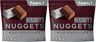 Milk Chocolate NUGGETS Packaged Candy Family Pack Stand Up Bag, 15.8 oz. (Pack of 2)