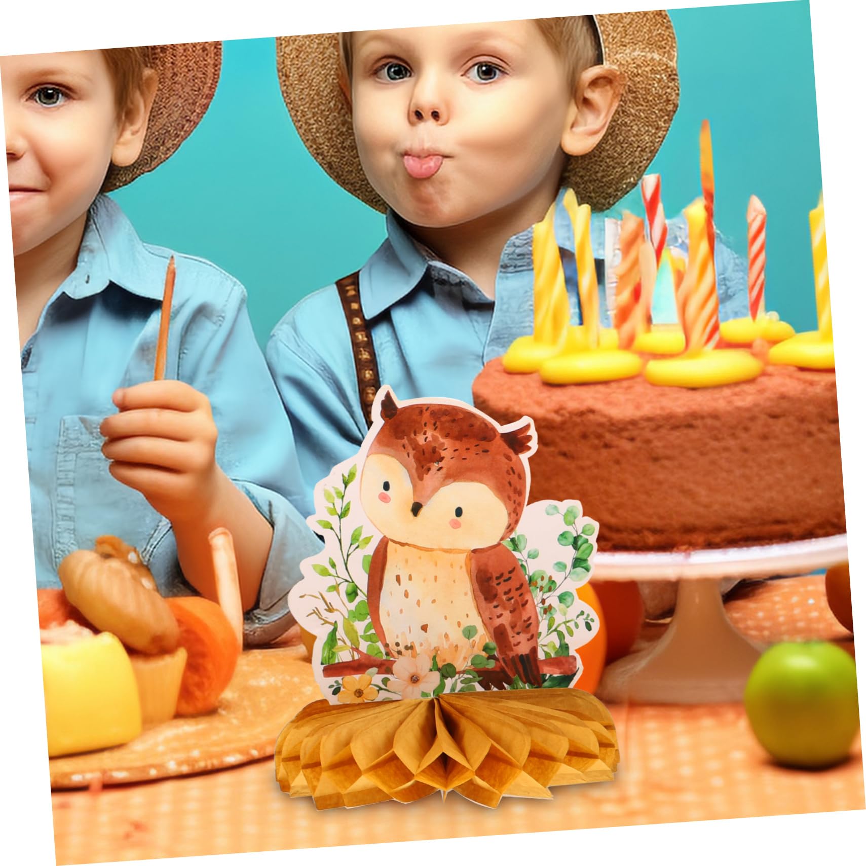Toyvian 3 Set Decorazioni Compleanno Tema Animali con Decorazioni Ape Centrotavola per Feste Compleanno E Eventi 9 Pezzi * 3