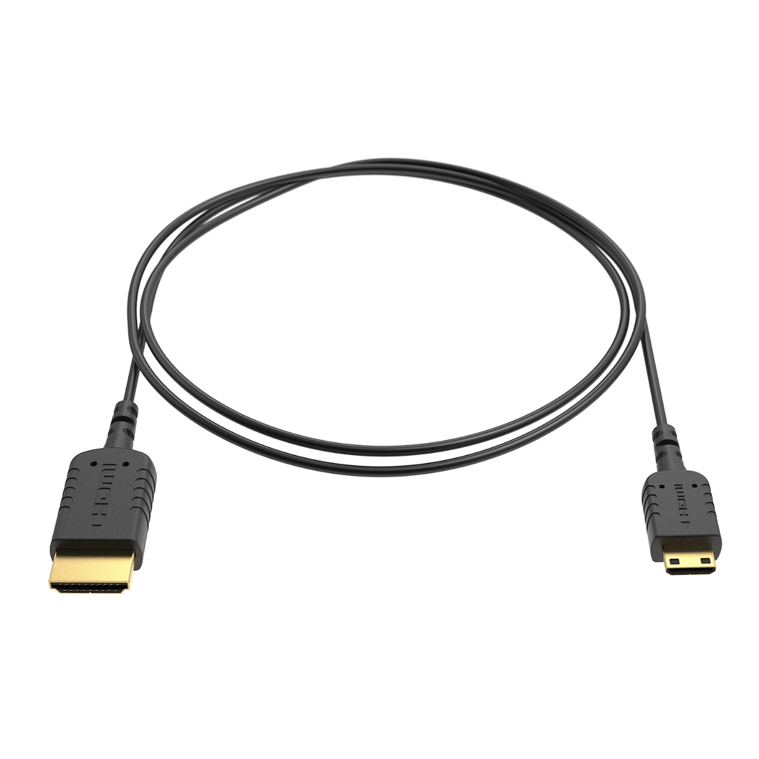 8Sinn Kabel Mini HDMI do HDMI Ultracienki, 4K, 60P, 3D, ARC, Ethernet, ATOMOS, NINJA V, Shinobi, Portkeys, Feelworld, 80cm