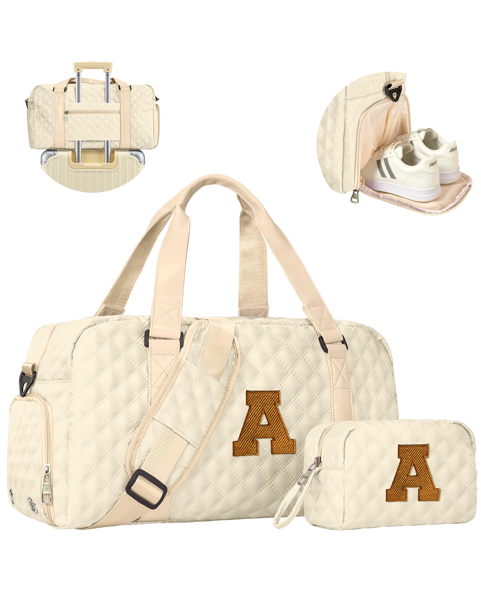 Elilier Personalized Travel Duffel Bag
