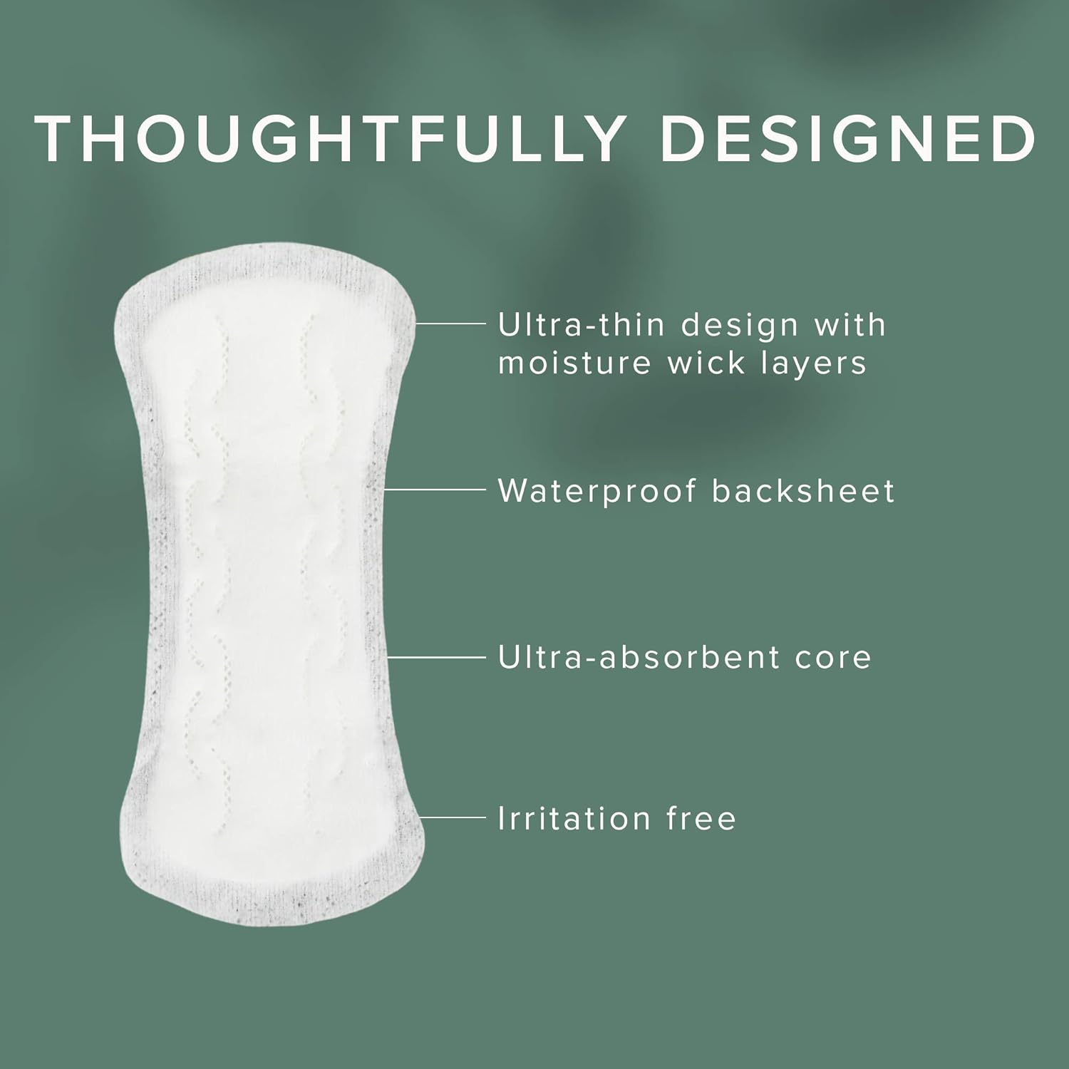 Veeda Natural Cotton Ultra Thin Panty Liners for Women - Breathable Thin Daily Liners are Always Chlorine and Toxin Free - Hypoallergenic & Comfortable Pantyliners - 240 Count