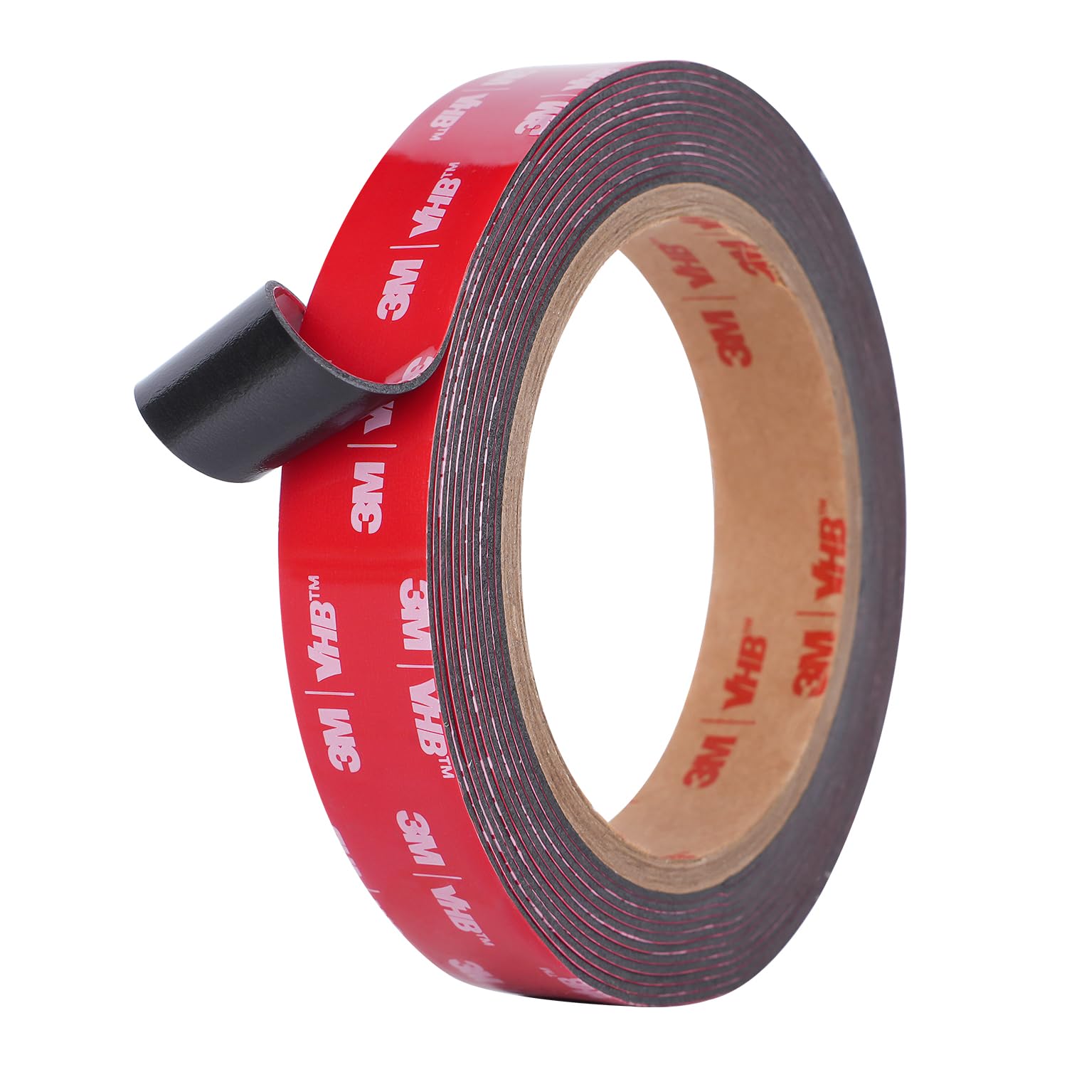 Doppelseitiges Klebeband, Extra Stark Klebend, Verwendet Originales VHB 5952 Rohmaterial, 20mm x 3M, 1.1 mm dickt, Wasserfest und Hochtemperaturbeständig für Auto, Heimdekoration, Bürodekoration