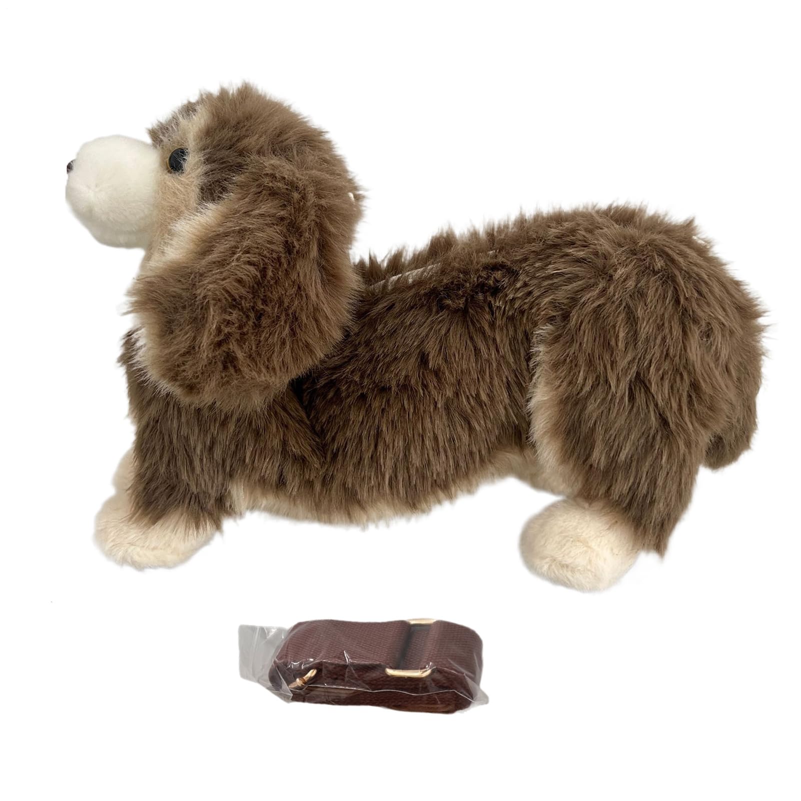 Borsa Peluche Taschetta Per Conservare A Forma Di Cane | Borsetta Con Design Realistico Per Uso Di Ragazzi, Ragazze, Bambini, Scuola, Viaggio, Donne, Halloween, Lavoro