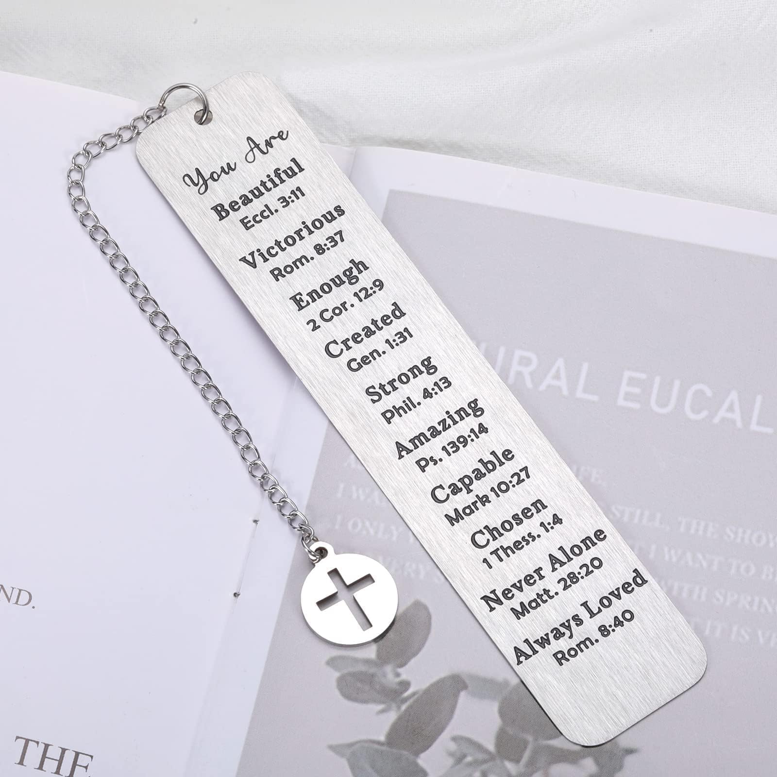 Set De 8 Marcapáginas "Promesas De Dios", Regalos Cristianos Para