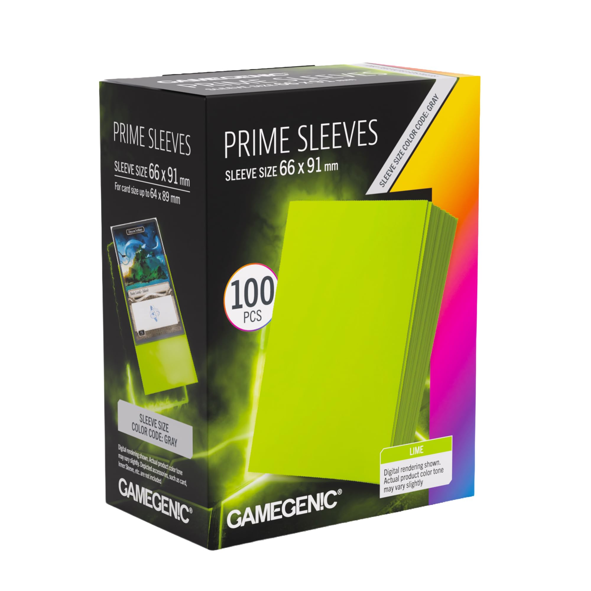 Gamegenic | Unit Gamegenic Prime Sleeves 100 Pack | TCG Accessory