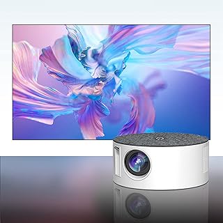 Miniprojetor 1080P FHD, Projetor Portátil WIFI 9000 L, Projetor de Filme Doméstico Com Controle Remoto, Compatível Com Android/iOS/Windows/TV Stick/HDMI/USB (plugue da ue)