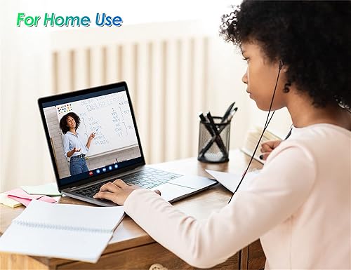 Miniatura 6 de QIDAIZUOEN Paquete de 30 auriculares para niños a granel con cable en el oído, desechables para estudiantes, color negro, envueltos individualmente