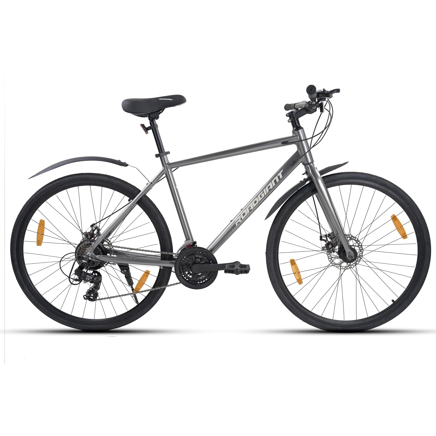 ROADGIANT BRO-Code 700C Hybrid Bicycle | Dual Disc Brake | 21 Speed Shimano | Aluminum Frame | Light Weight | Unisex | for... - Review, Price and Buying Guide
