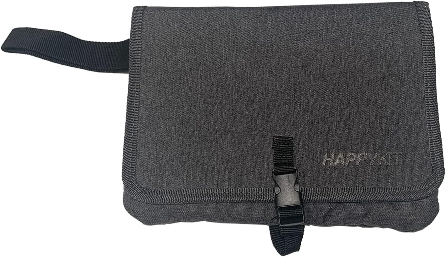Happy Kit 防臭ポーチバッグキット オールインワンポータブル防臭ボックス アクセサリー付き, グレー