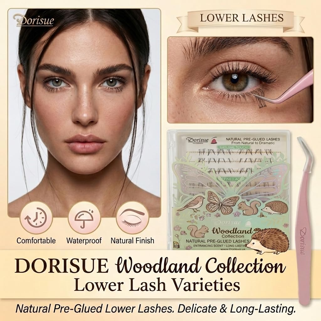 Bestie Lash Kit - 400 Pieces with Surprise Inside! | DIY Clusters & Strip Lashes 9 Styles | Rose Gold Tweezers, Remover & Cotton Pads | Complete Gift Set for Women Best Friend Birthday