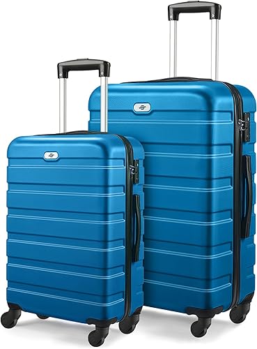 Suitour luggage sets 2 piece Hard Shell Luggage Set with Spinner Wheels, TSA Lock, 20 24 inch Travel Suitcase Sets