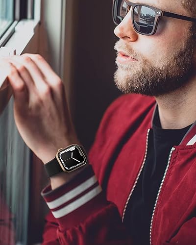 Miniatura 7 de ADCNLG Correas deportivas compatibles con Apple Watch Band de 1.65, 1.73, 1.77, 1.77, 1.49, 1.49, 1.57, 1.61 pulgadas, correa de silicona suave para