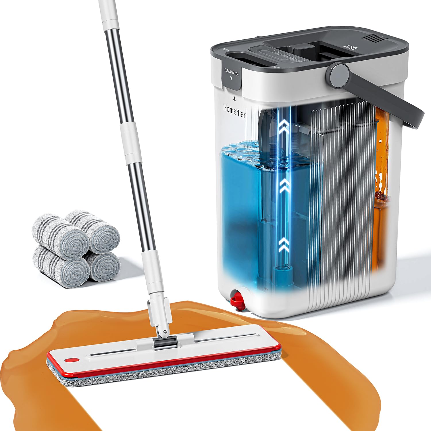 HoMettler Mop and Bucket Set