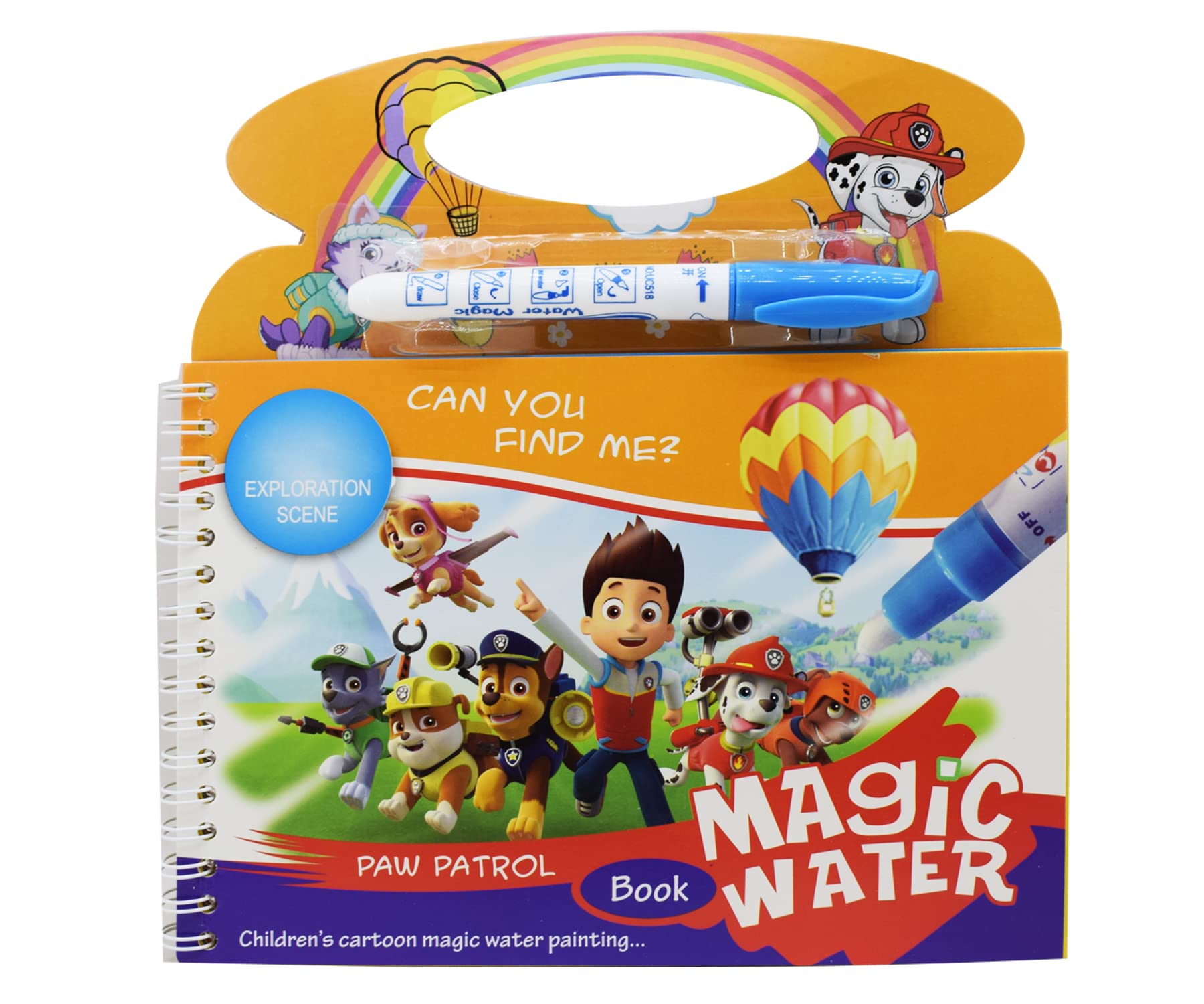 Kidizkart (Set of 1) Paw Patrol Theme Reusable Magic Water Coloring Book Activity Pad with Pen for Birthday Return Gifts (B0BT6SX6WZ) Amazon Price History, Amazon Price Tracker