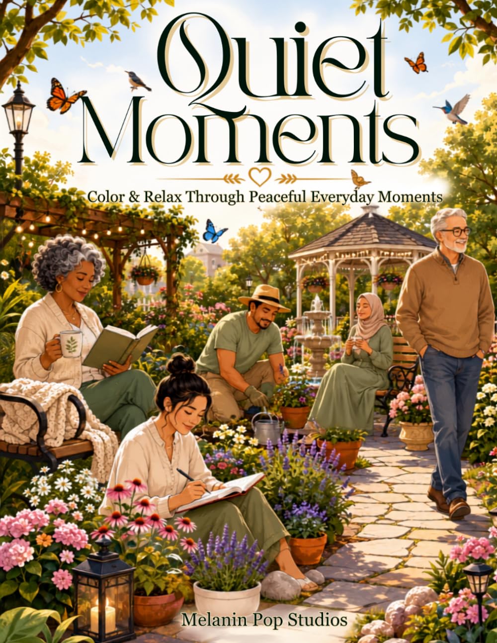 Quiet Moments: Color & Relax Through Peaceful Everyday Escapes (Gentle Coloring Collection)