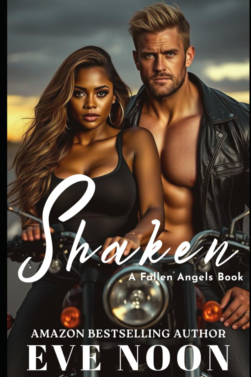 Shaken: A steamy interracial BWWM MC biker romance (Fallen Angels MC Series)