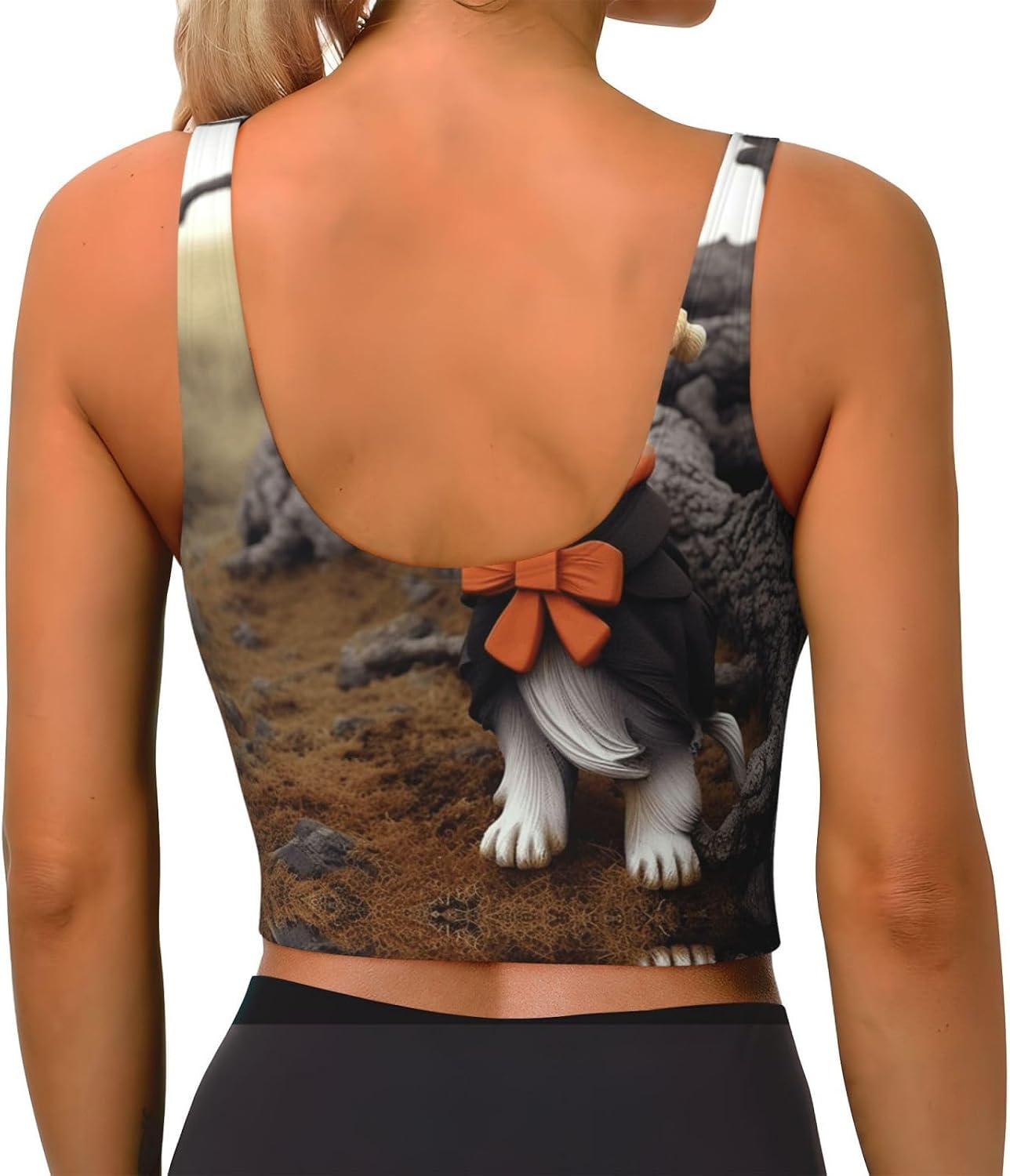 Fantastic Cute Dog Women's Sports Bras - High Support Workout Tops for Women, Yoga Sports Bra, Bralettes with Support