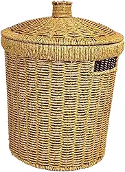 Cesto de Roupa de Tecido, Abertura Ampla, Ideal para Casa, Quarto, Cobertores E Brinquedos, M