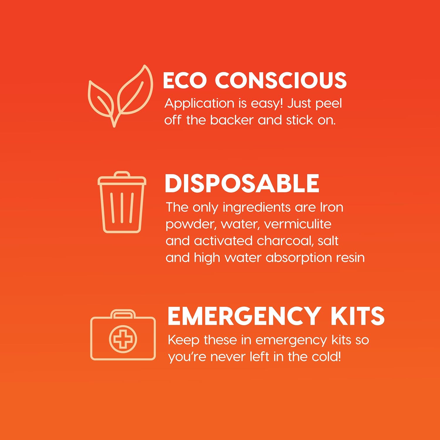 IRIS USA Bundle of Hand/Adhesive Body Warmers 60 Regular (10 hrs) + 60 Large (18 hrs), TSA-Approved, Disposable, and Long-Lasting, Perfect for Hot Hands, Feet, Back, Skiing, Camping, Travel