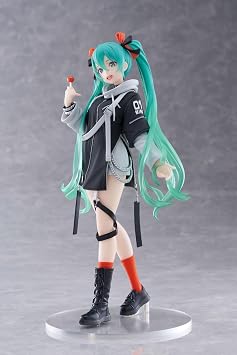 Taito-Hatsune Miku Figure - Fashion (Punk Ver.)