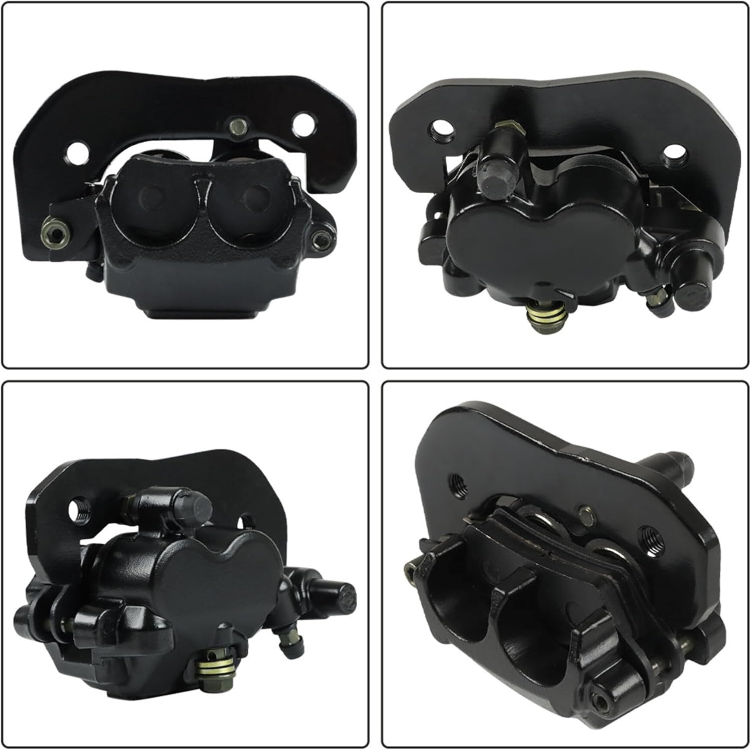 munirater Front Rear Brake Calipers with Pads Replacement for Outlander 450 500 570 1000 4x4 703500968 703500967 705600862 705600861 705600859