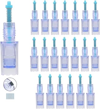 20Pcs SNano Disposable Replacement Needle Cartridges, Original Skin Care MTS Needle for Permanent Makeup Microblading Tatoo Machine Artmex V6, V8, V9, V11 SNano, 20Pcs