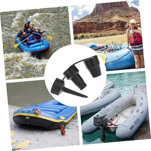 Miniatura 9 de Boquilla de bomba de cama de aire, 2 juegos de boquillas de repuesto 3 en 1, boquilla de plástico para inflables, colchón de aire, sofá de aire