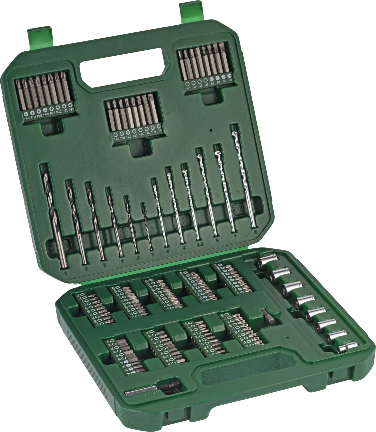 Bosch Bosch Starter Set, 136 pcs (309 x 291 mm, Accessory Screwdriver, drill) - Amazon Edition