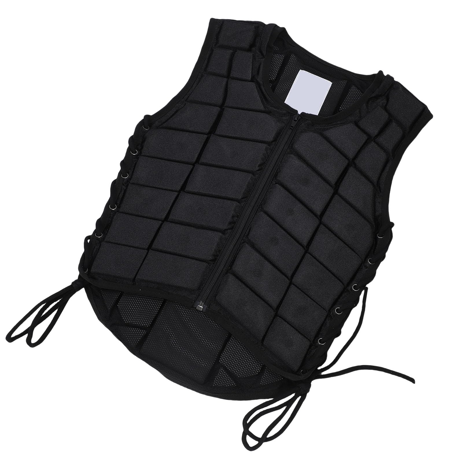 VGEBY Gilet da Equitazione per Cavallo Gilet da Equitazione in Schiuma con Chiusura a Cerniera Corde Laterali Regolabili Assorbimento degli Urti per Ragazzi e Ragazze Adulti Viaggi di Allenamento