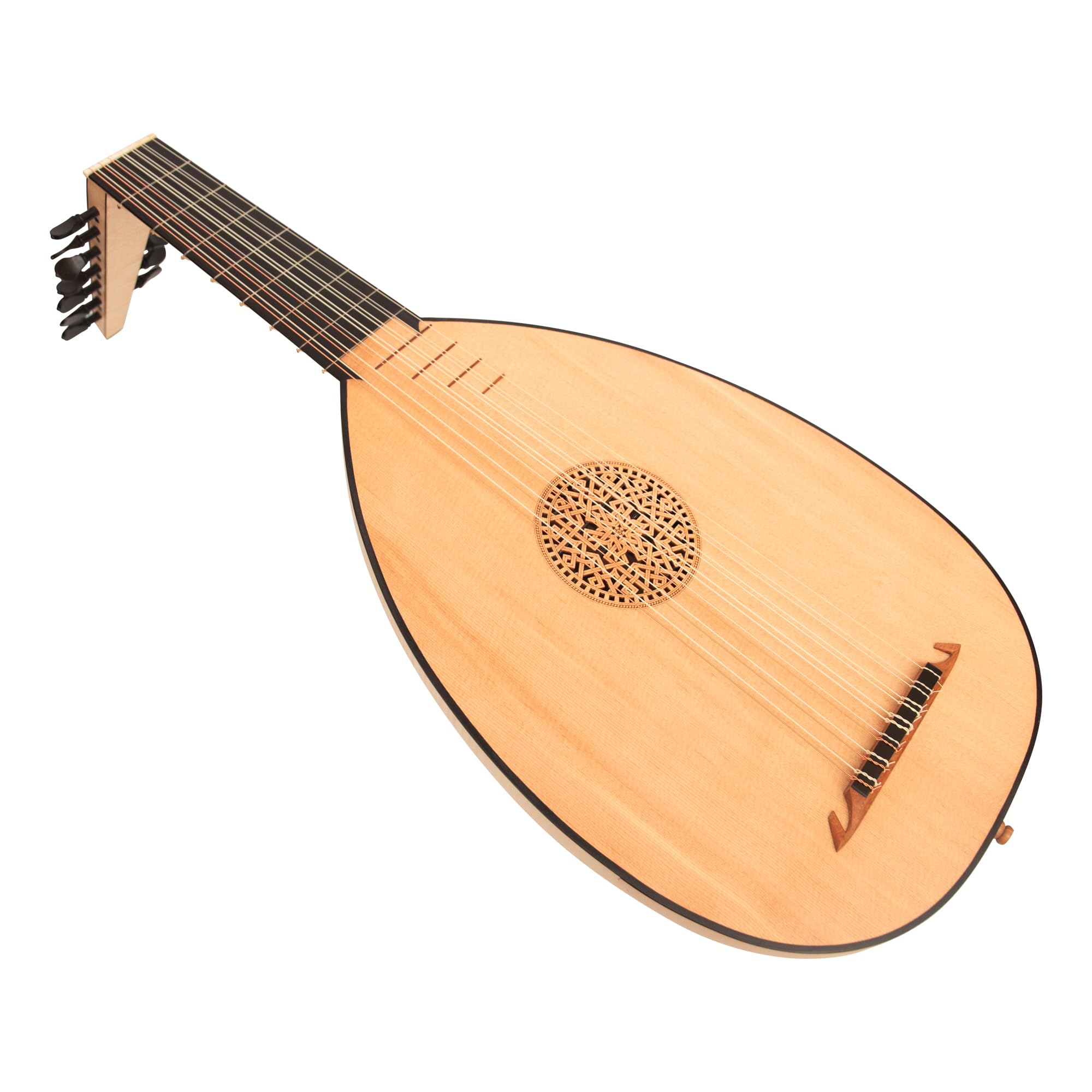 Renaissance Lute, 7 Gänge, Flammenahorn