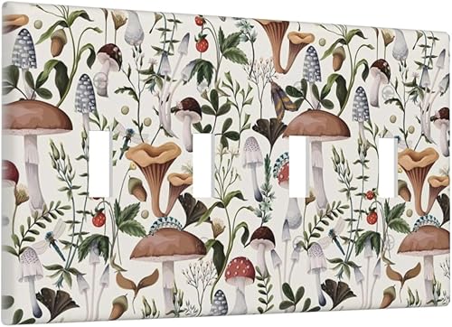 Miniatura 12 de Placa Decorativa de Pared Beige Boho de Mediados de Siglo Sol Abstracto 1-Gang Retro Años 70 Arte Geométrico Moderno con Arco Eléctrico Interruptor