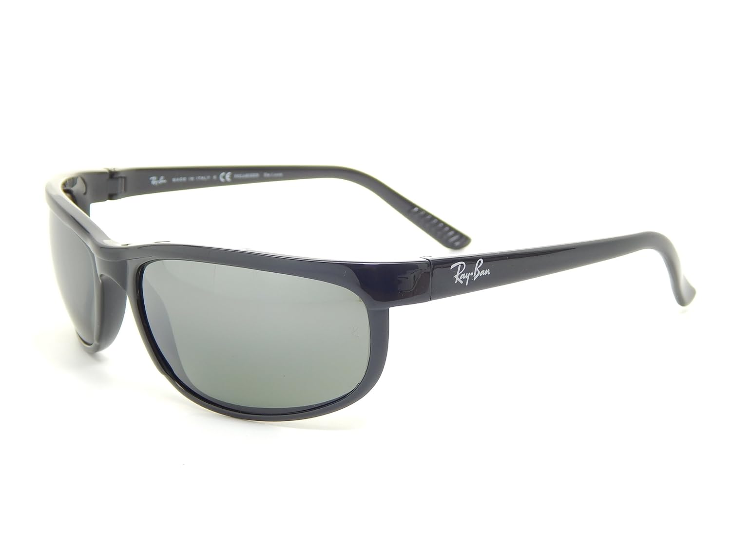 New Ray Ban Polarized Predator 2 RB2027 601 W1 Black Gray Polarized 62mm Sunglasses