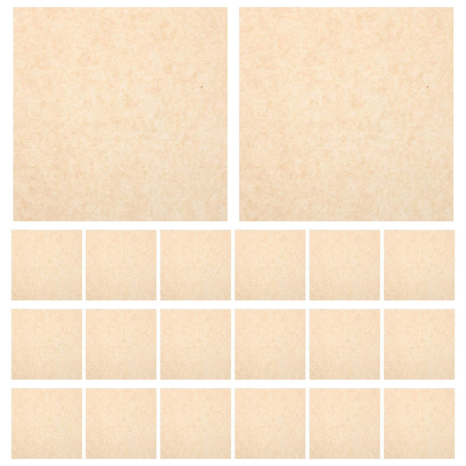 Papel para hornear antigrasa 15x15 papel encerado para hamburguesas y repostería 500 hojas