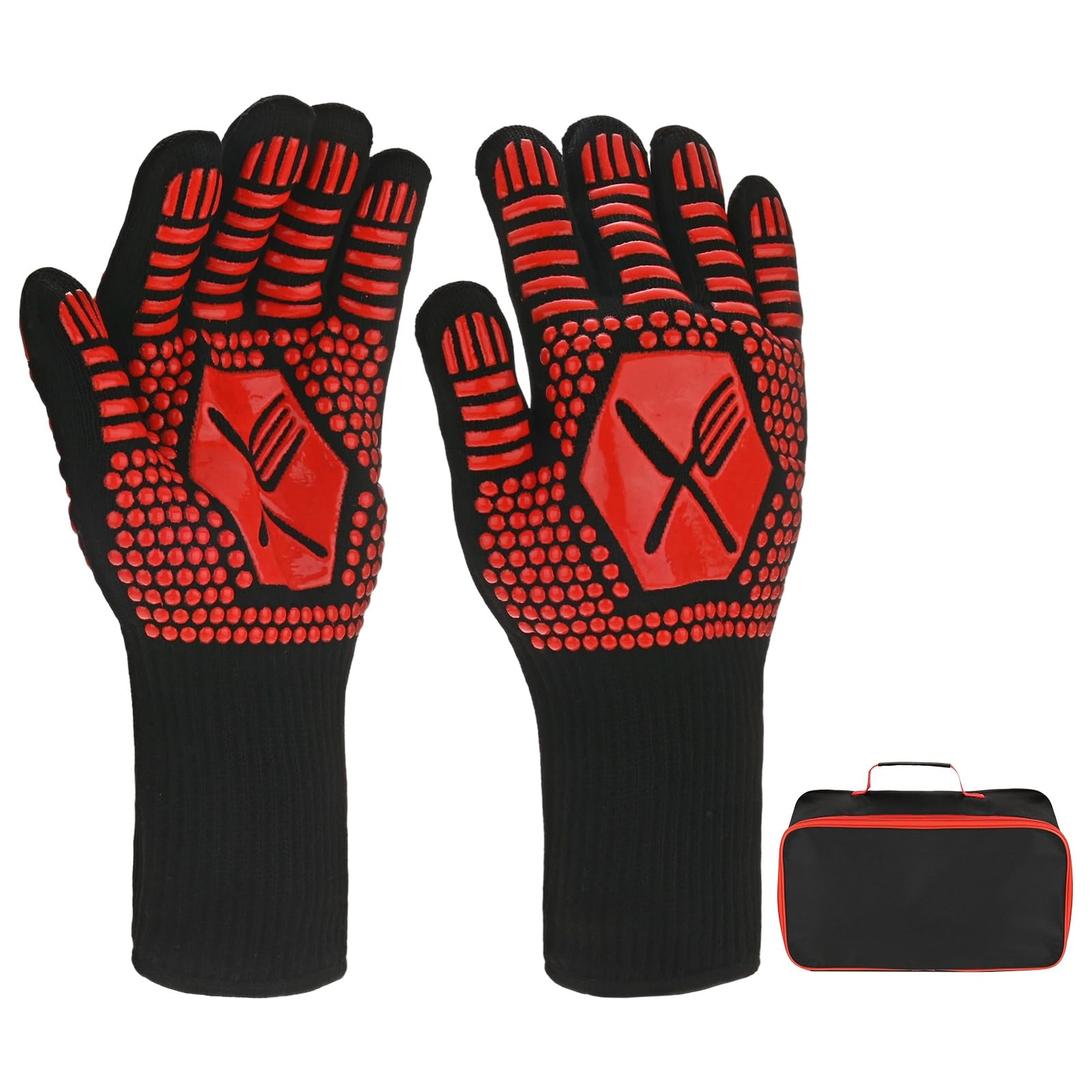 Gants de barbecue résistant à 800°C pour manipuler vos plats sans brûlure