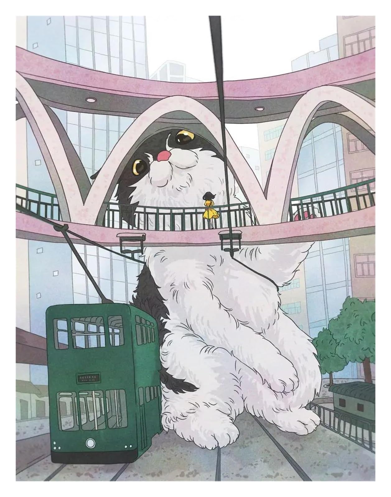 Affiches de Bande Dessinée d'Animaux Géants pour Décoration de Salon