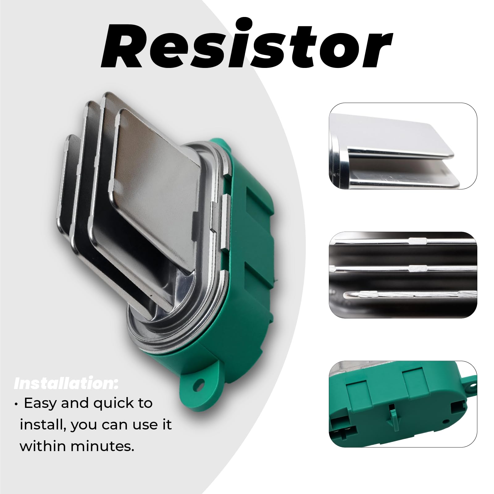 2 Stück Heizgebläse Motorwiderstand für Espace IV 2002-2022 Blower Widerstand Heizung Gebläse Motor Ventilator Motorwiderstand 52492000 7701207453