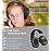 PROHEAR 016-Gel Shooting Ear Protection Safety Muffs with Gel Ear Seals, NRR 26dB Noise Reduction Slim Low Profile Passive Earmuffs, Light Weight Folding Hearing Protector for Airsoft, Hunting (Black)