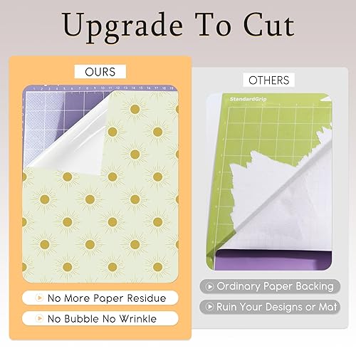 Miniatura 11 de Tintnut Vinilo permanente tono de piel, 18 hojas de 12 x 10 pulgadas, vinilo adhesivo permanente para máquina de cortar, autoadhesivo marrón