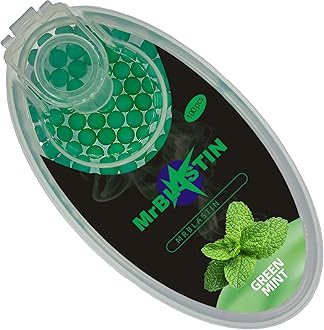 100 Menthol Mint Crushballs for Filter Insertion, 16 Flavours to Choose Available, Menthol Mint Crush balls, Flavoured Capsules. Click on inserts beads (Mint)