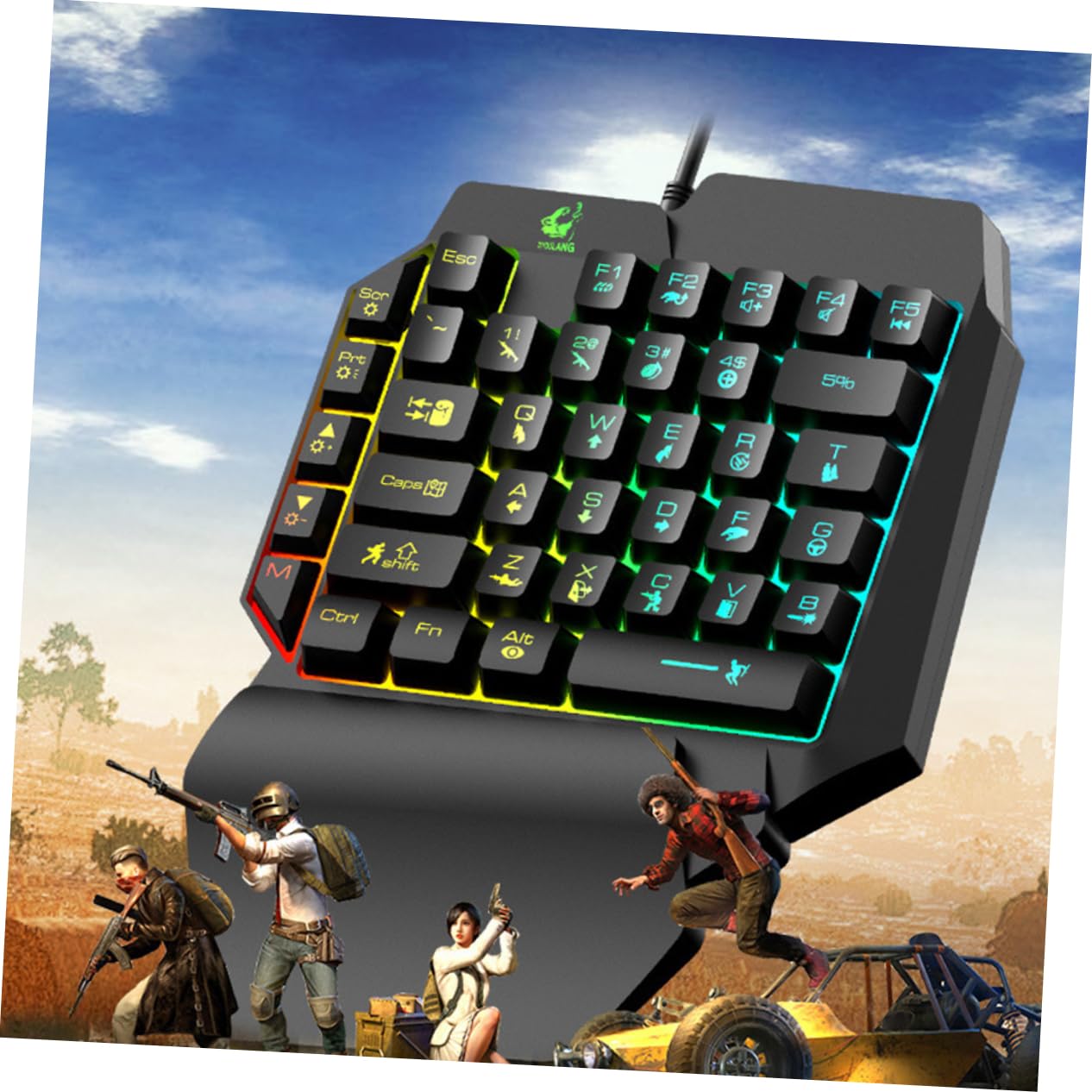 Tastiera da Gioco Retroilluminata e Mouse Combo per Pc, Set da Gioco E-sport con Funzionamento Preciso, Facile da Usare, per Intrattenimento Domestico e Ragazzo Ragazza