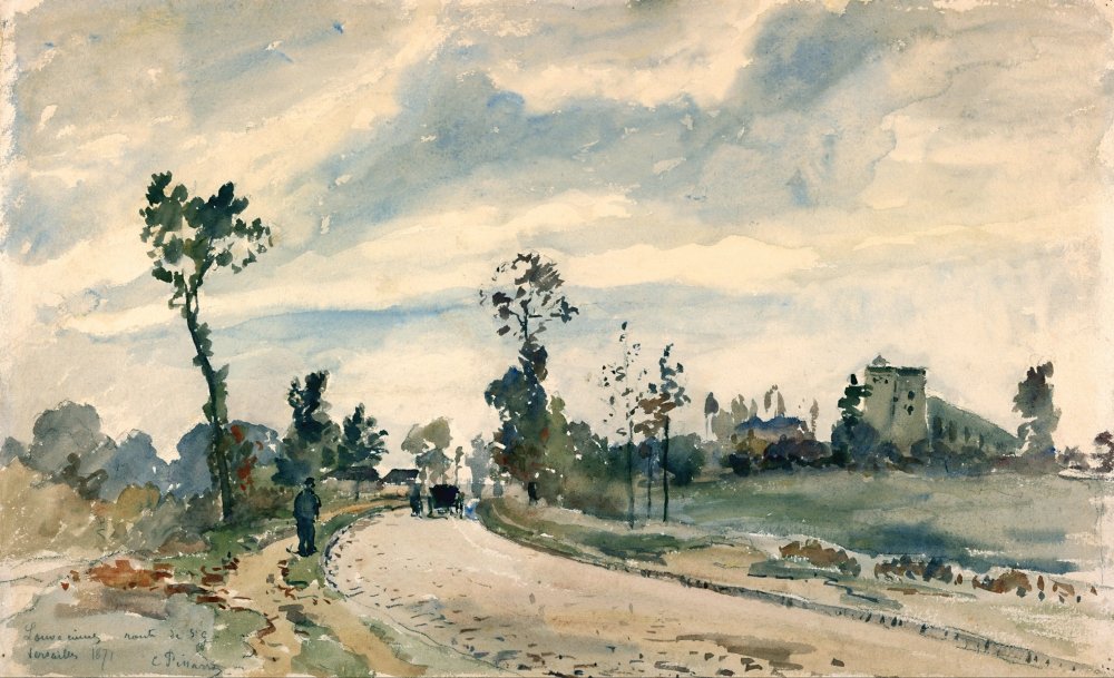 Amazon.com: Pissarro Louveciennes NLouveciennes Route De Saint